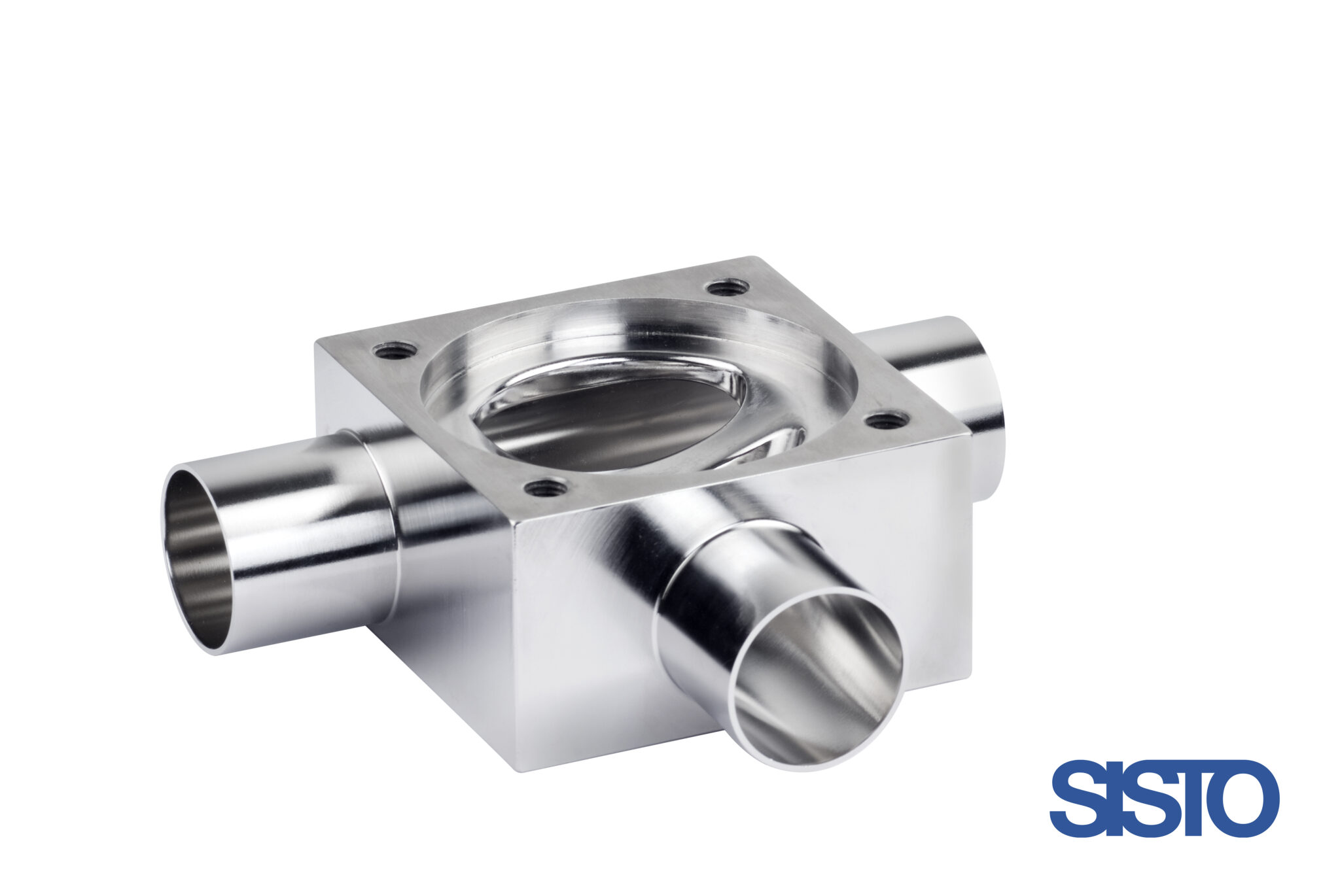 T Flow Block SISTO Aseptic Valve Body T Block – Dixon Valve Germany